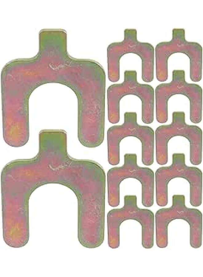 50Pcs 1 5mm U Shaped Auto Body Shims Kit Wheel Alignment Tool For Camber Adjustment - Image 1