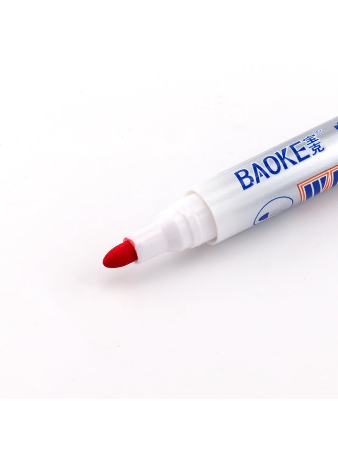 Baoke (Baoke) Mp320 Office Conference Teaching Whiteboard Pen Erasable Red 10Pcs/Box - Image 5