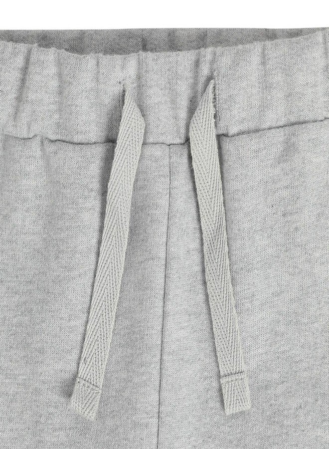 miniklub Baby Knitted Cotton Grey Color Shorts, Pack of 1 (0-3M) - Image 4