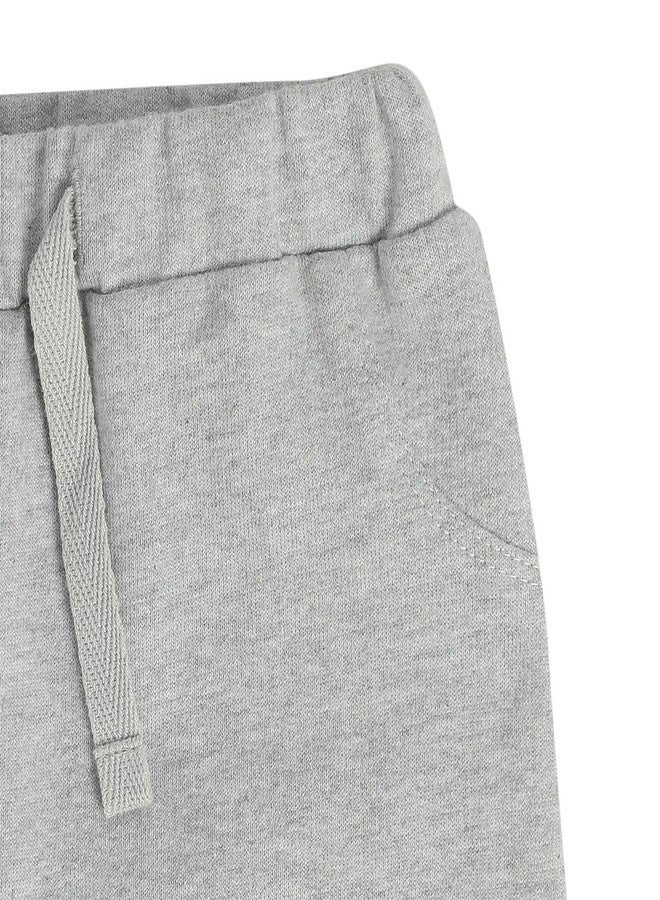miniklub Baby Knitted Cotton Grey Color Shorts, Pack of 1 (0-3M) - Image 5