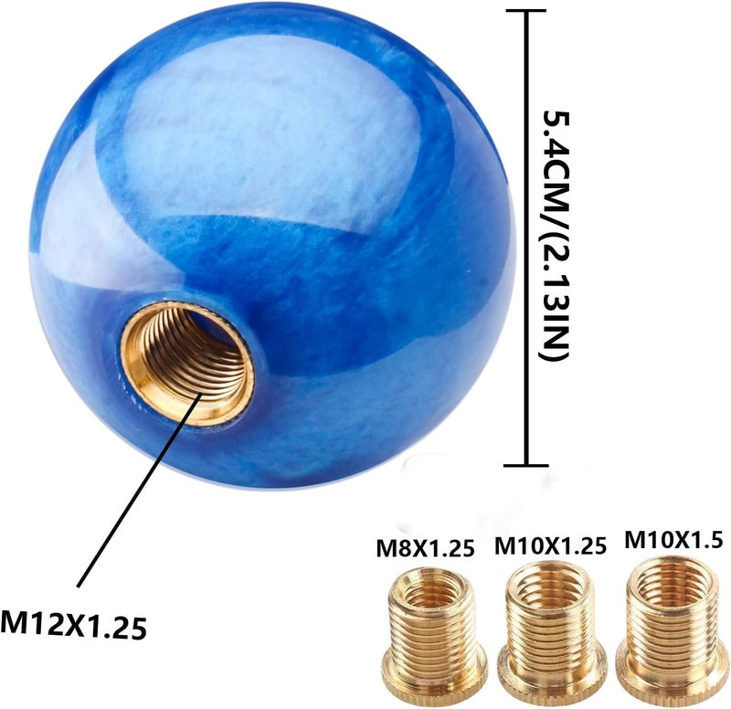 YIUIY Dark Blue Marble Style Gear Shift Knob - Image 2
