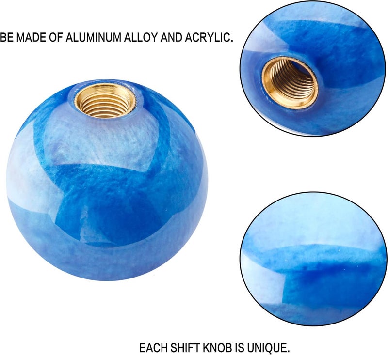 YIUIY Dark Blue Marble Style Gear Shift Knob - Image 4