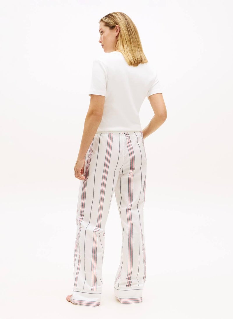 TOMMY HILFIGER Heritage Stripe Poplin Pyjama Bottoms - Image 3
