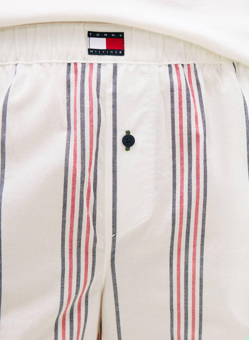 TOMMY HILFIGER Heritage Stripe Poplin Pyjama Bottoms - Image 4