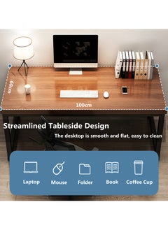 HXDream Computer Desk,Gaming Desk,Office Desk,Suitable for PC, bedroom, home, office  - Image 3
