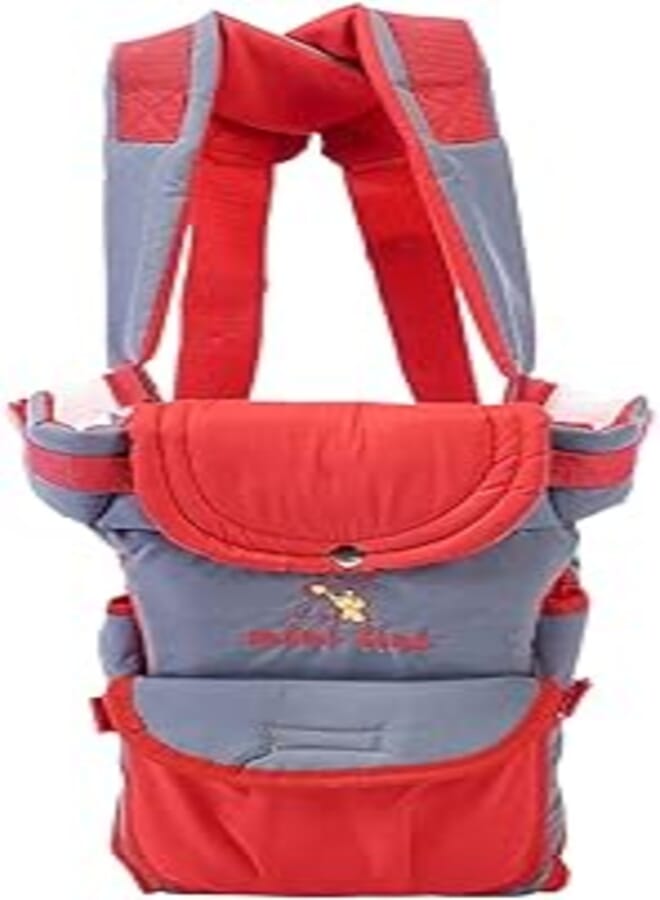 Mix and Max Mix&Max Baby Carrier With Pocket For Unisex-Grey&Red