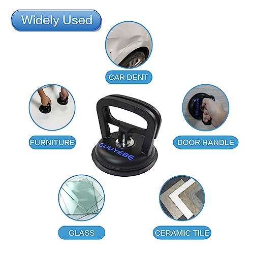 GuuYebe Heavy Duty Suction Cup, Vacuum Suction Cups for TV LED LCD Glass Mirror Screen Panel Granite Tiles and Compatible with Dent Puller to car Repairs Lifting Handle Removal Tool 2 Pack - Image 2