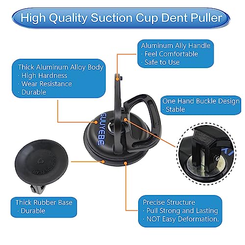 GuuYebe Heavy Duty Suction Cup, Vacuum Suction Cups for TV LED LCD Glass Mirror Screen Panel Granite Tiles and Compatible with Dent Puller to car Repairs Lifting Handle Removal Tool 2 Pack - Image 4