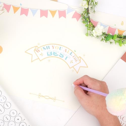 NQEUEPN Giant Greeting Card Farewell, 11x17.3 Inch Large Going Away Card with Envelope Coworkers We'll Miss You Leaving Goodbye Good Luck Jumbo Big Huge Card for Colleague Friends Gift (Yellow) - Image 4