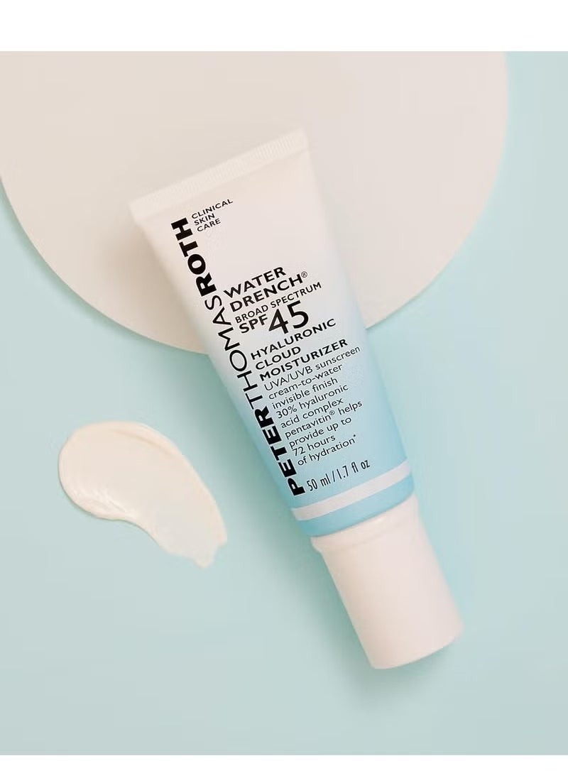 PETER THOMAS ROTH Water Drench Broad Spectrum SPF45  Hyaluronic Cloud Moisturizer 50ml  - Image 4
