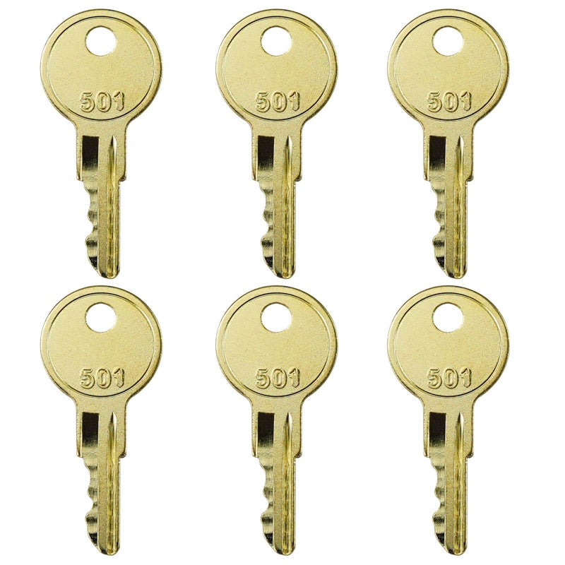 gradora CH501 Keys Compatible with Toolbox Keys for Truck Tool Box Lock Latch Pack of 6 - Image 3