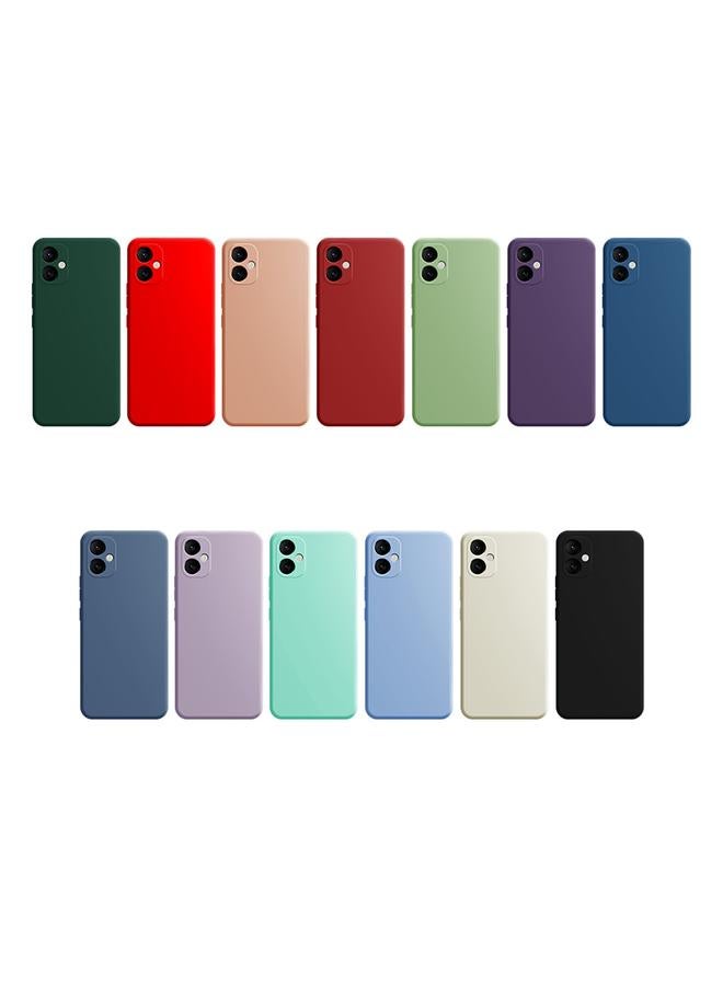 اس-توب جراب لهاتف Samsung Galaxy A05 مصنوع من السيليكون السائل المقلد - Image 2