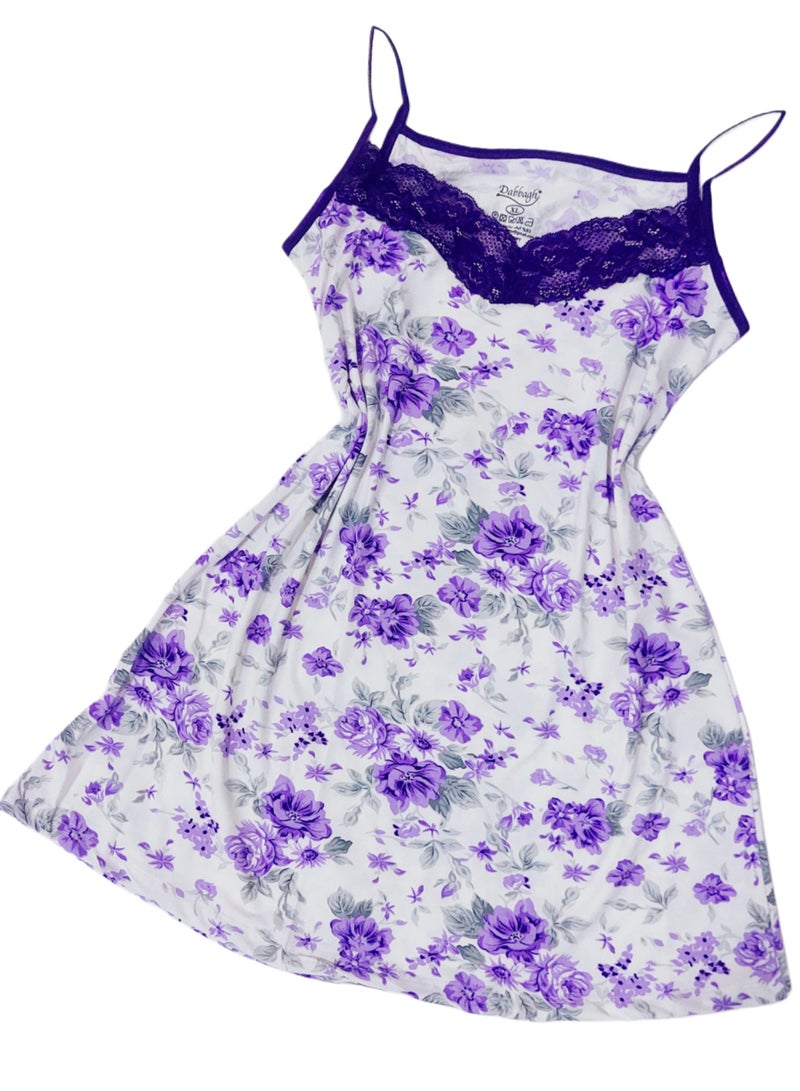 Dabbagh Home wear lingerie dress short comfortable trendy cash mayo  - Image 1