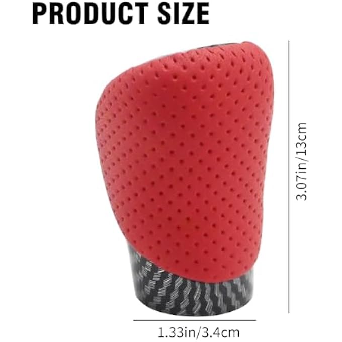 rayihni Gear Shift Knob Carbon Fiber Gear Lever Shift Knob Shifter for Lexus NX300h RC350 GS200t IS200t RC200t - Image 2