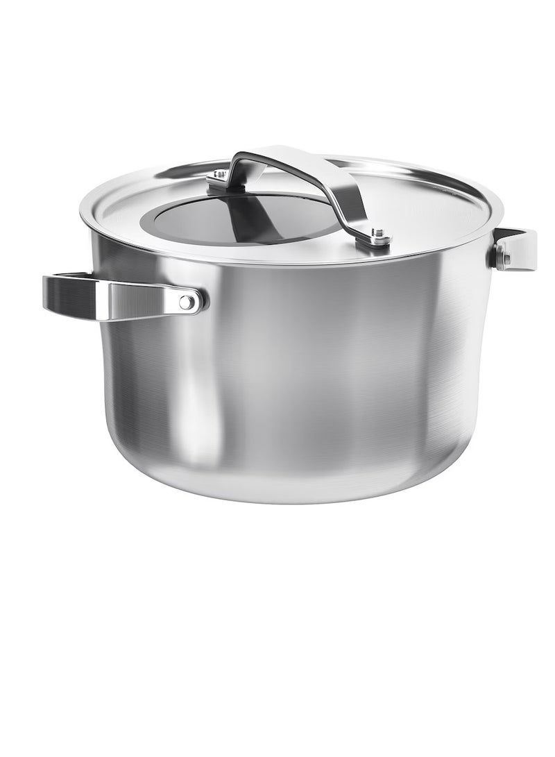 Pot with lid, stainless steel/grey5.5 l - Image 2