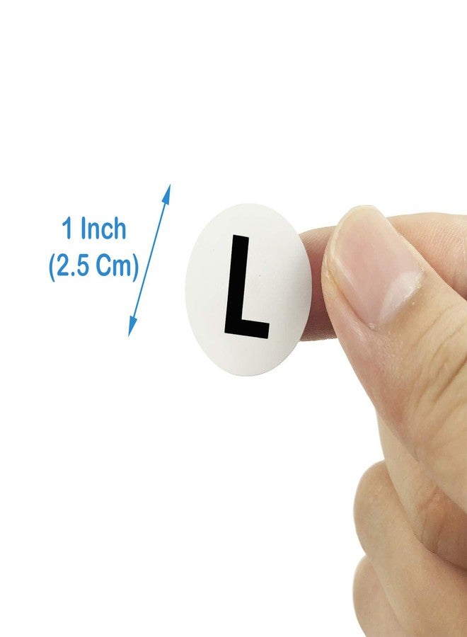 STORE 2508 Store2508 Clothing Size Stickers 3500 Pcs – 1 Inch Round Self-Adhesive Labels for T-Shirts & Retail, 7 Sizes XS to 3XL - Image 2
