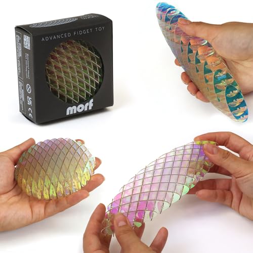 Morf Fidget Worm Toy - Flexible 3D Sensory Slug Figgy Toy for Kids, Teens, and Adults – Stretchy, Quiet, Stress and Anxiety Relief, Focus - For Play, School, Work Gifts, Great For Classroom and Office - Image 1