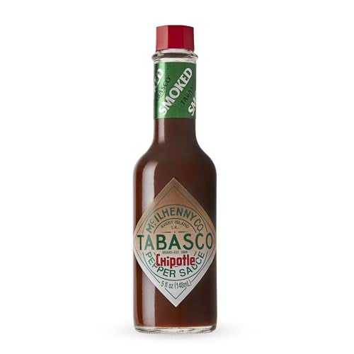 TABASCO Brand Chipotle Pepper Hot Sauce, Medium Heat, Glass Bottle, Smoky & Smooth, Great for Marinating or Grilling Meats, Chicken Burritos, & More, 5 Fl Oz (Pack of 1) - Image 1