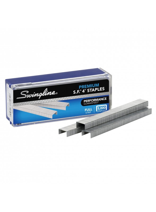 Swingline Staples, S.F. 4, Premium Staples for Desktop Staplers, 1/4" Length, 210/Strip, 5000/Box (35450) - Image 1