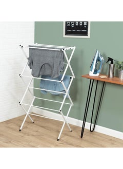 Generic Compact Clothes Drying Rack, 3-Tier Laundry Drying Rack for Clothes, Expandable Metal Clothing Dryer, Collapsible Towel Rack, Air Drying Rack  - Image 3