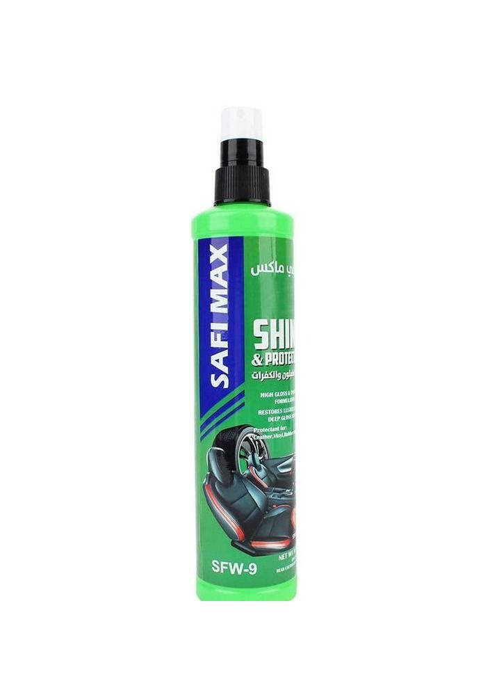 Safi WAX SAFI WAX SFW-119 Car Shine And Protectant 295ml For Leather Vinyl Rubber Plastic Restoration And High Gloss - Image 2