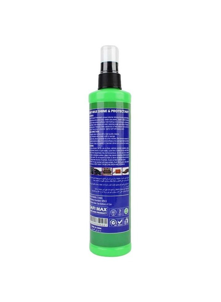 Safi WAX SAFI WAX SFW-119 Car Shine And Protectant 295ml For Leather Vinyl Rubber Plastic Restoration And High Gloss - Image 4