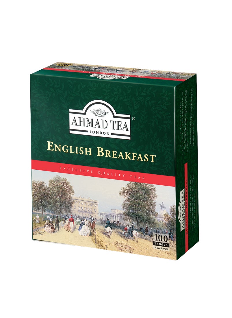Ahmad Tea English Breakfast Tagged Tea 100 Teabags (200g)  - Image 4