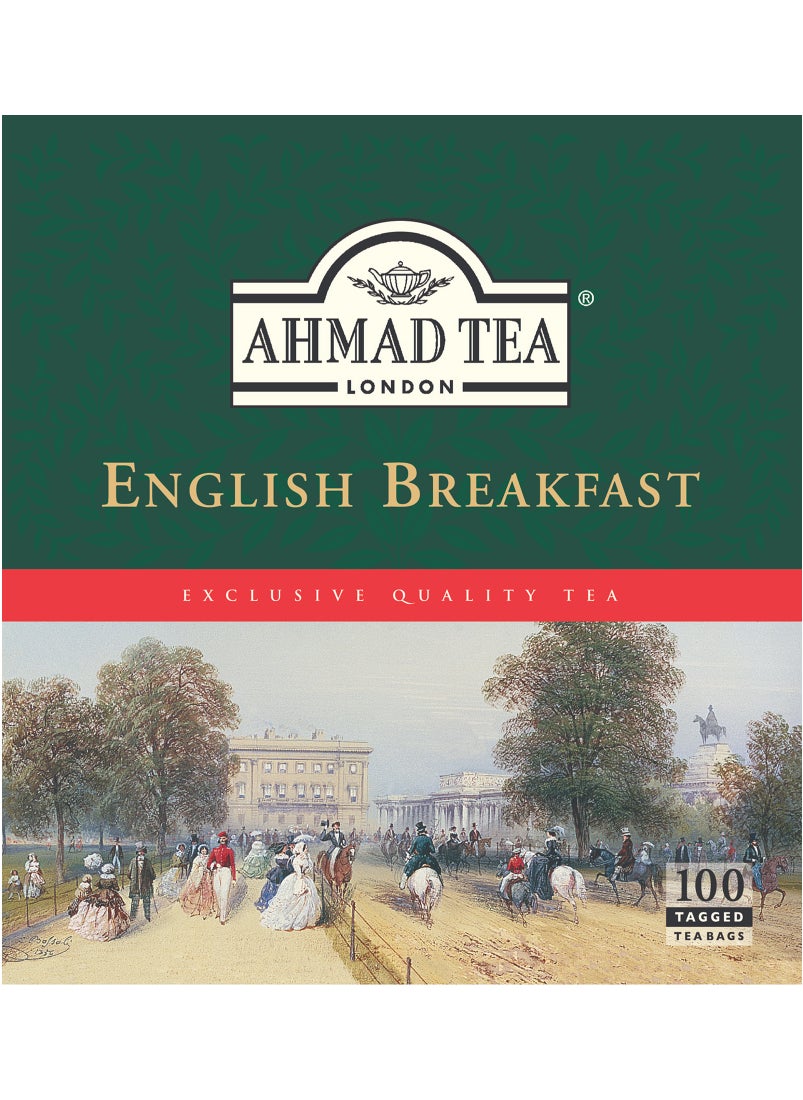 Ahmad Tea English Breakfast Tagged Tea 100 Teabags (200g)  - Image 5