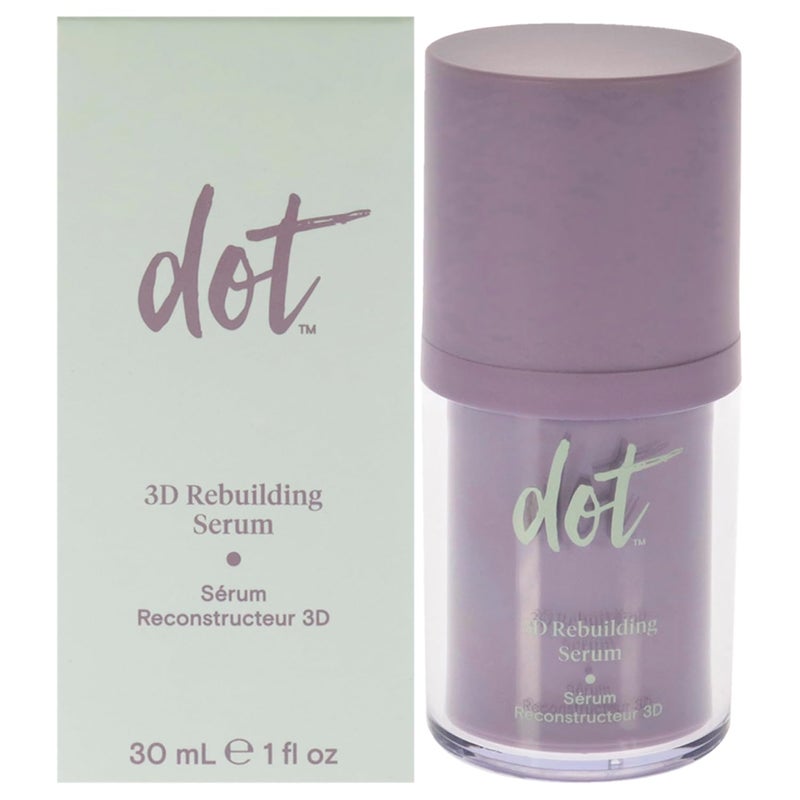 dot 3D Rebuilding Serum  Long Lasting Hydration  Daily Face Serum Moisturizing  Brightening Skin  Menopause Skincare  For all Skin Types  Vegan  Sulfate Free  Travel Size  1 oz
