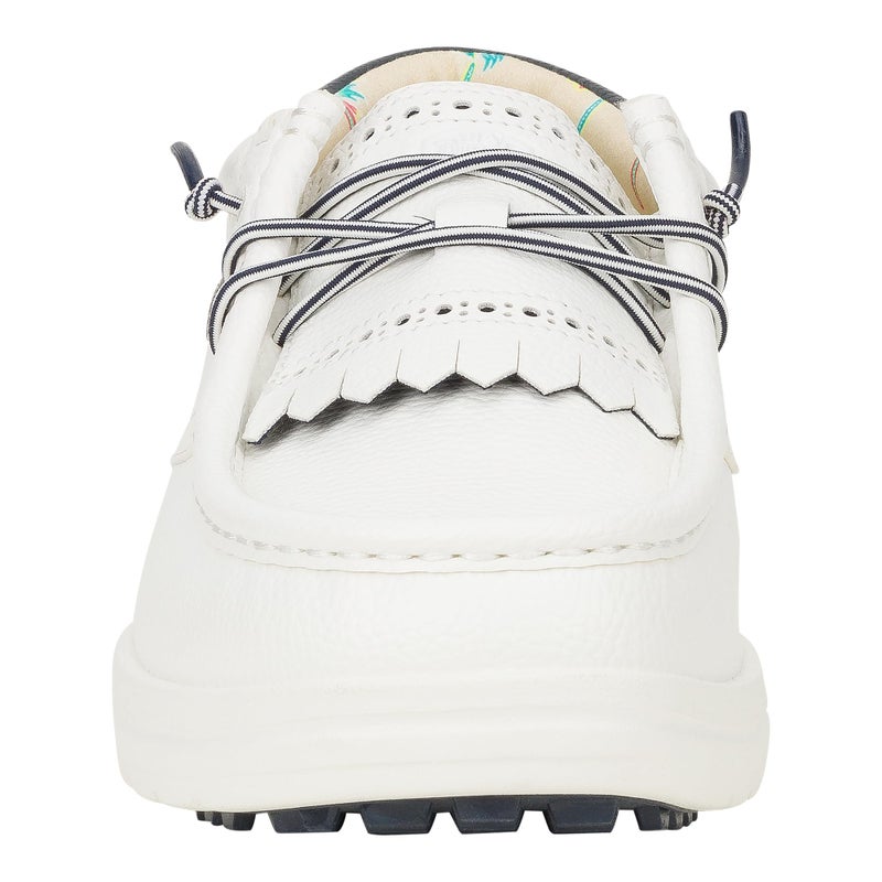 HEYDUDE Wally Golf Classic - Golf White/Navy Blazer - Image 5