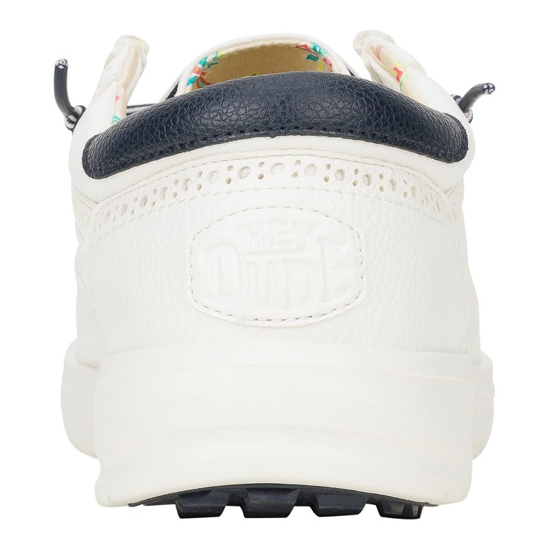 HEYDUDE Wally Golf Classic - Golf White/Navy Blazer - Image 4