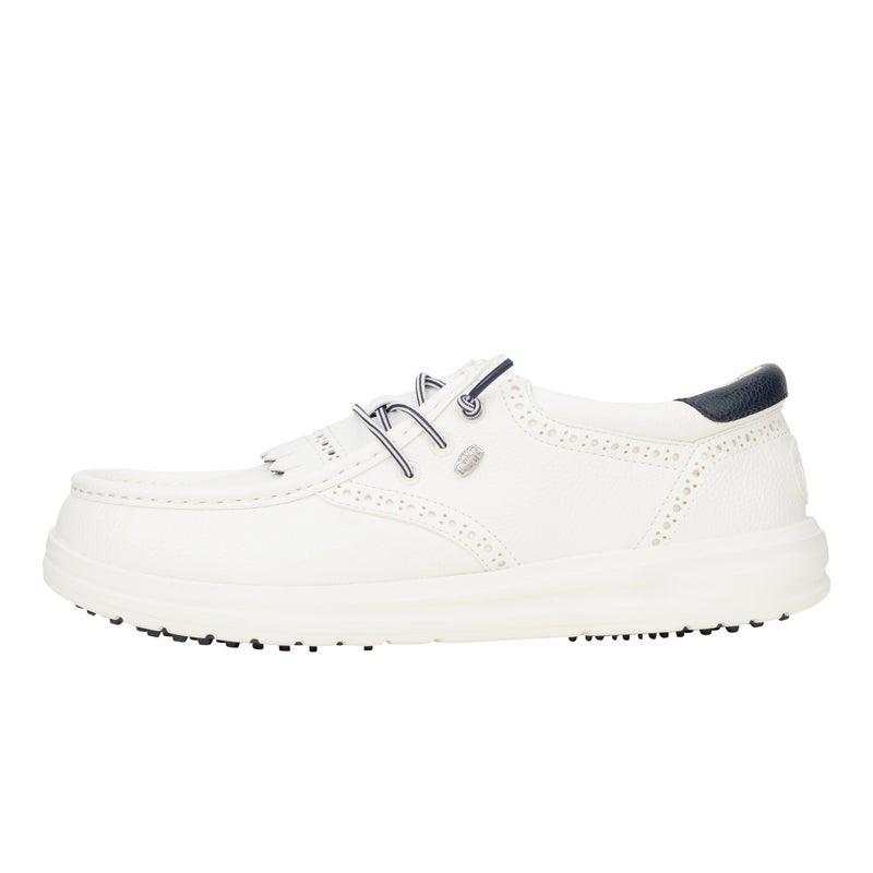 HEYDUDE Wally Golf Classic - Golf White/Navy Blazer - Image 1