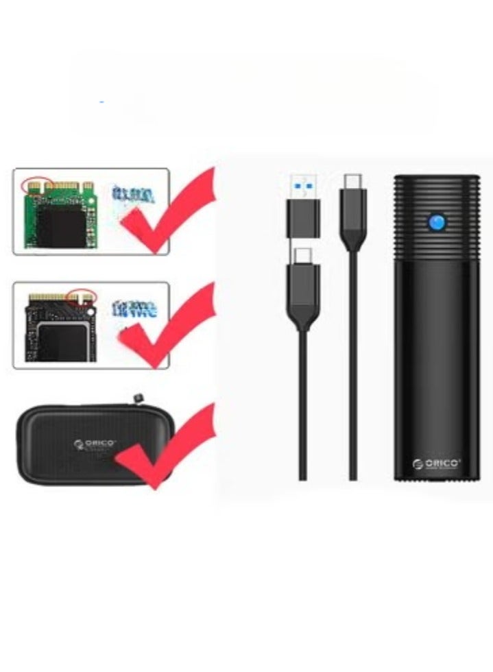 Orico NVMe Enclosure External SSD Case USB 3.2 Type C Hard Drive Disk Cover 10Gbps HD Storage Box House