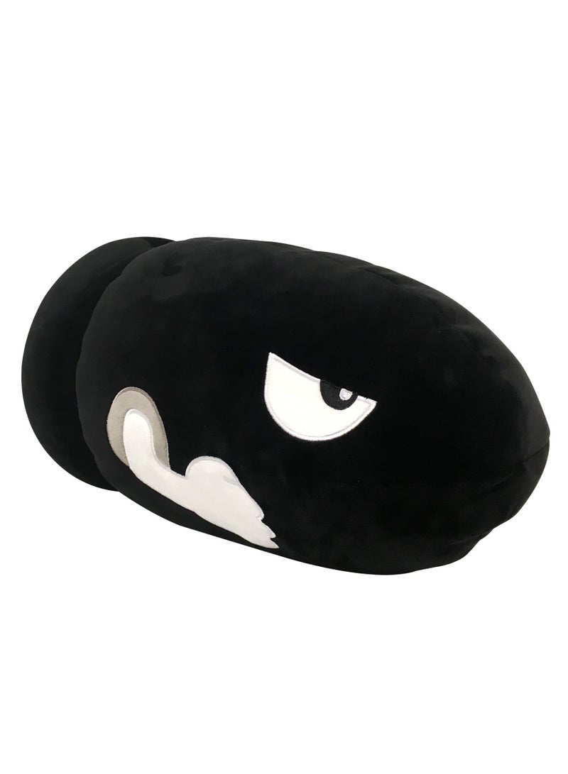 TOMY Super Mario Bros The Movie - Mocchi-Mocchi Mario Kart - Bullet Bill Game Style Plush (Large) - Image 1