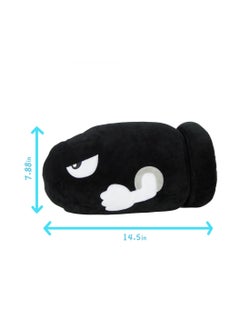 TOMY Super Mario Bros The Movie - Mocchi-Mocchi Mario Kart - Bullet Bill Game Style Plush (Large)  - Image 2