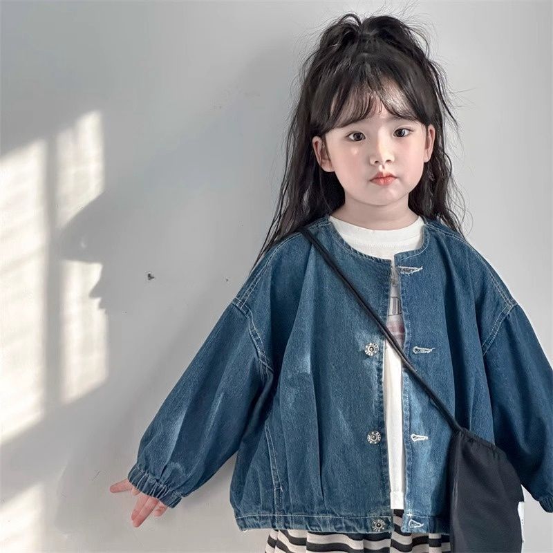 Children'S Wear 2025 Korean Version Boys And Girls Baby All-Match Loose Denim Jacket Children'S Trendy Cardigan - Image 4
