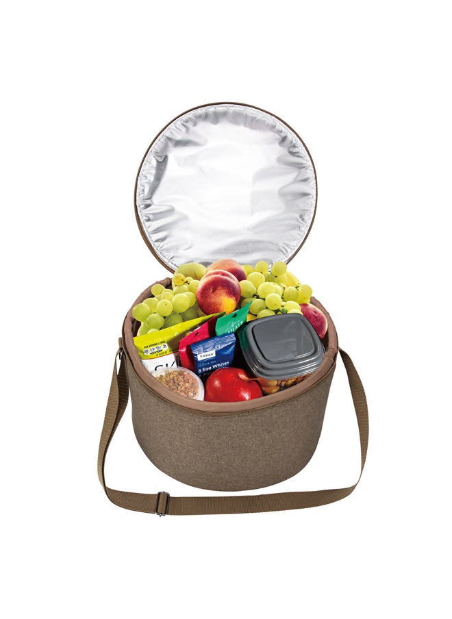 AL SANIDI Heat and cold insulated keeping bag for food and drinks, Food bag for Trips, Oud, Size 31*31*19Cm  - Image 2
