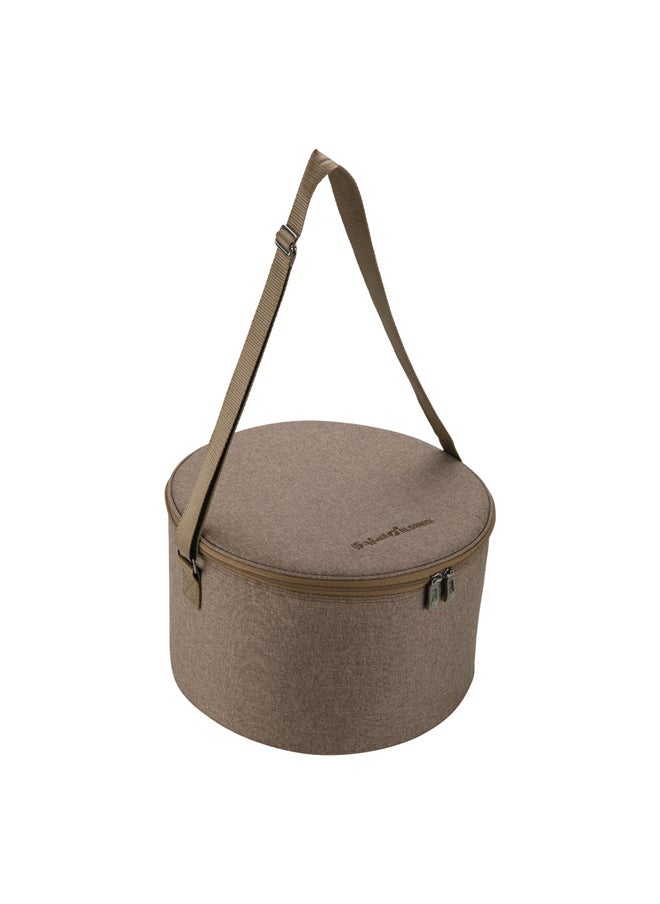 AL SANIDI Heat and cold insulated keeping bag for food and drinks, Food bag for Trips, Oud, Size 31*31*19Cm  - Image 1