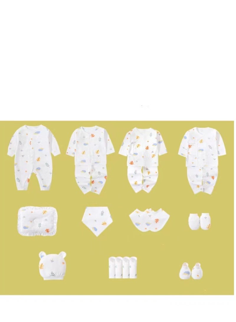 KUYING 20Pieces Baby Gift Box Set, Newborn White Clothing And Supplies, Complete Set Of Newborn Clothing Thermal Insulation  - Image 2