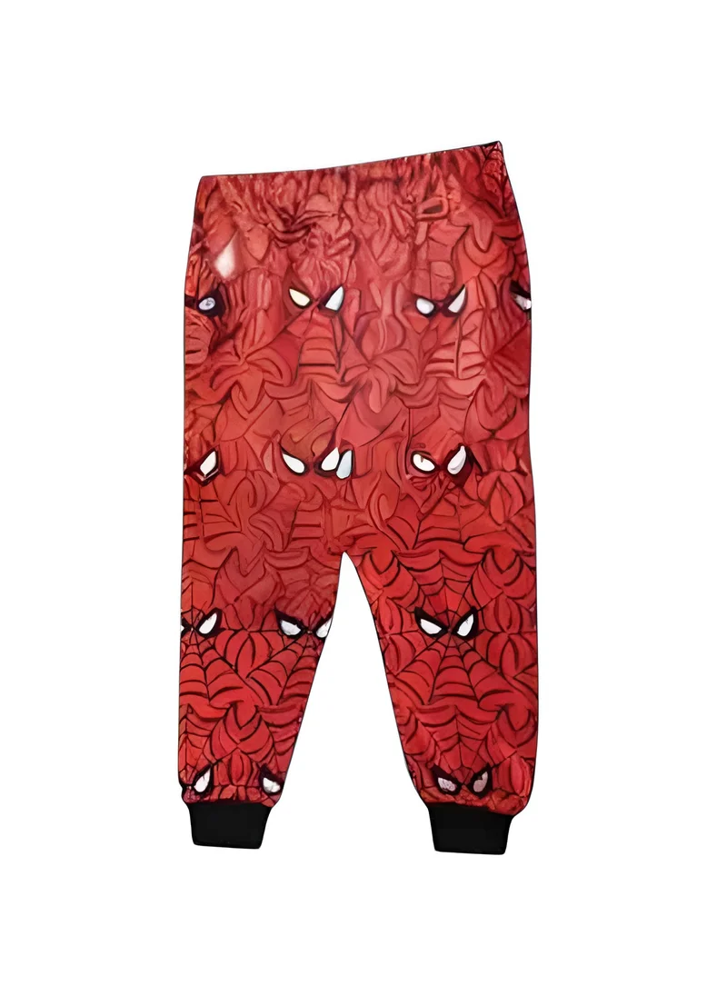 D'Daniela Daniel - Boys' Spider Web Print Pajama Set – Long Sleeve