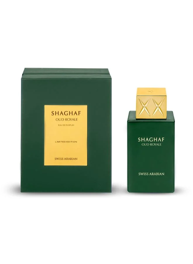عطور سويس اربيان Swiss Arabian Shaghaf Oud Royale Unisex Eau De Parfum 75Ml