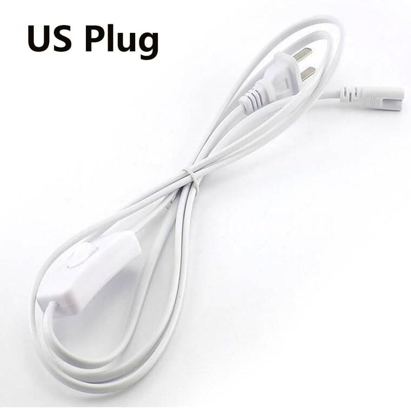 سلك تمديد طاقة أنبوب LED T5 T8 مع مفتاح تشغيل/إيقاف، سلك تمديد لمصباح LED مدمج لأنبوب ضوء LED T5/T8 (عبوة من 2) - Image 5