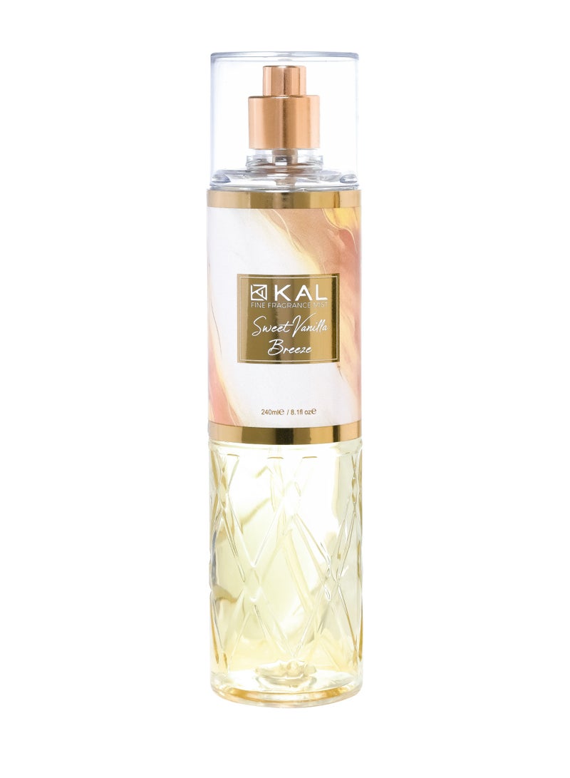 كال Body Mist Sweet Vanilla Breeze For WMN 240 ml