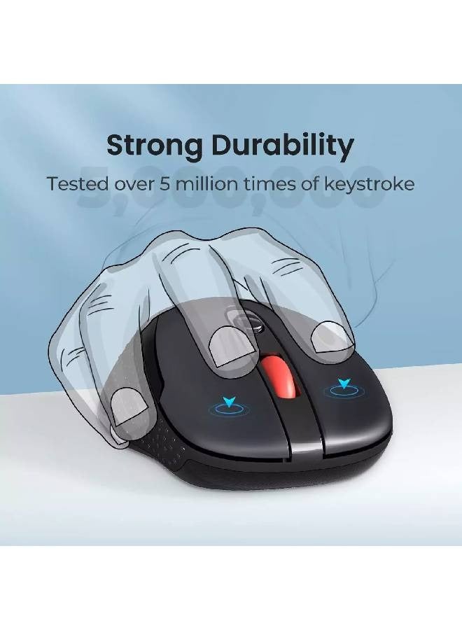 Redragon BM-2638 Wireless Mouse – 2,400 DPI (Red) - Image 3