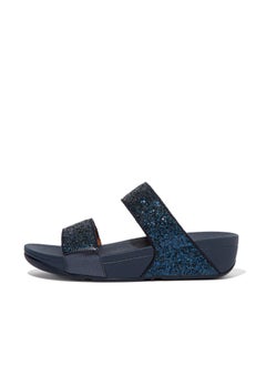 FitFlop 049-619 صندل نسائي من Fitflop Lulu Glitter ET3-399 Navy  - Image 2