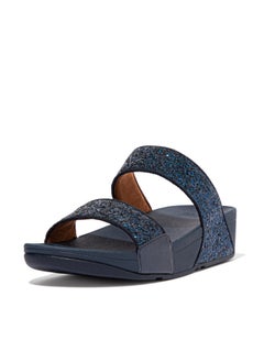 FitFlop 049-619 صندل نسائي من Fitflop Lulu Glitter ET3-399 Navy  - Image 3