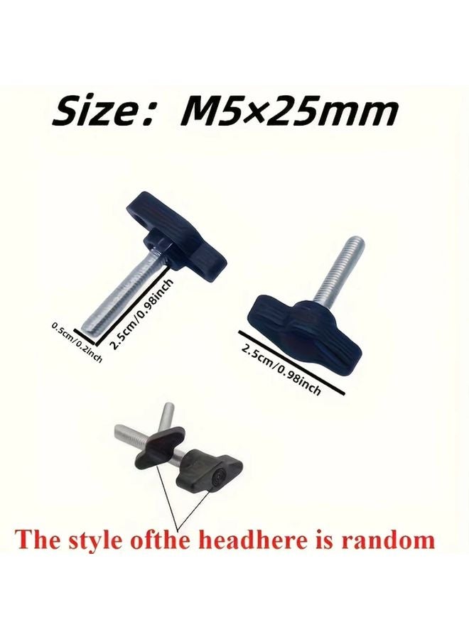 مجموعة براغي صامولة قبضة M6x30mm من الكربون الصلب الثقوب المطلية بالزنك مقاومة للتآكل - Image 3