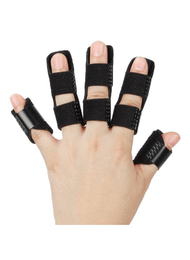 Generic 5-Piece Finger Splint Set， Adjustable Trigger Bracket Knuckle Fixation Broken Finger Protector  - Image 2