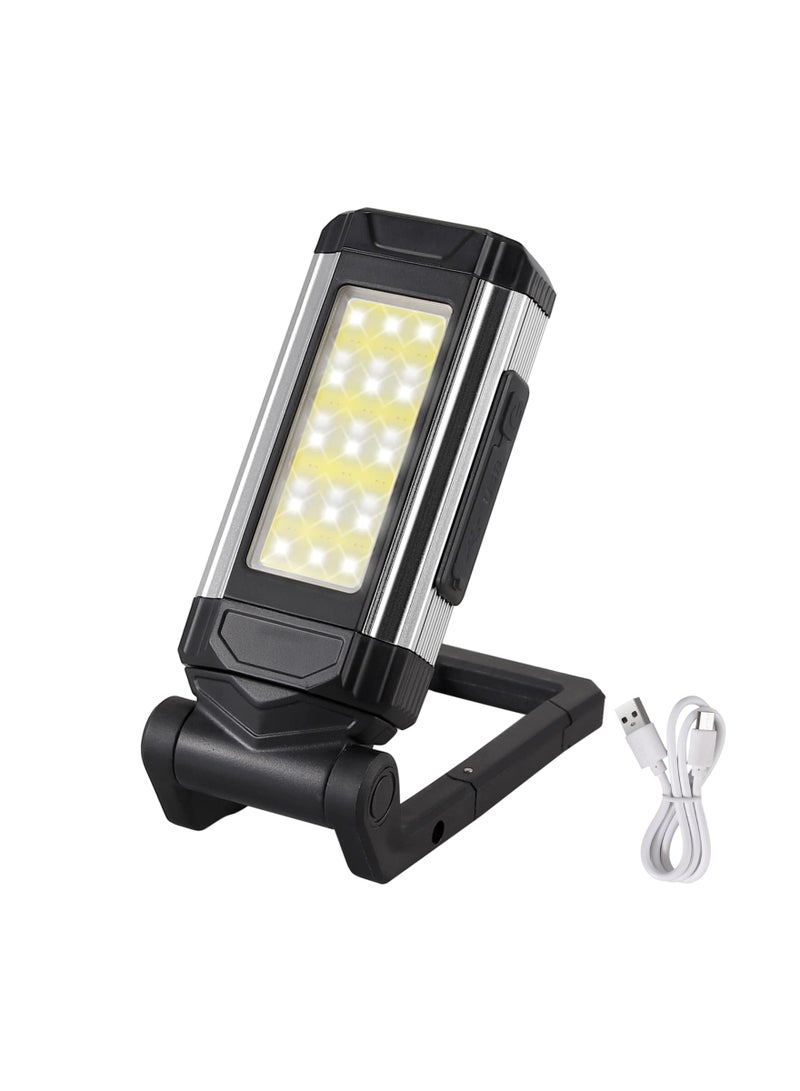 LED Work Light, 7 Modes Torch Work Lamp Inspection Light Magnetic Emergency Illumination with Hook Attachment Camping Accessory IPX6 Waterproof for Repair, Emergency and Camping 【Energy Class A+++】 - Image 1