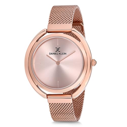 Daniel Klein Stainless Steel Analog Pink Rose Gold Dial Women's Watch-Dk12085-3 - Image 1